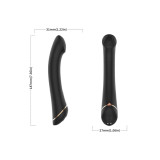 Armony - Vibrador Cabeza Plana Silicona Negro | Vybes.it