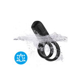 ARMONY - DOUBLE RING VIBRATOR BLACK - ARMONY FOR HIM - Cockrings with…