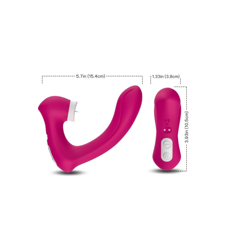 Armony - Secretkiss Léchage De Clit Vibrant Et Vibrateur Fuchsia