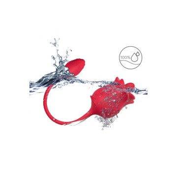 Armony - Stimolatore E Vibratore Rosa 2 In 1 Con Aspirazione E Coda