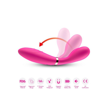 Armony - Y - Wand Massage & Vibrateur Double Tête Fuchsia | Vybes.it
