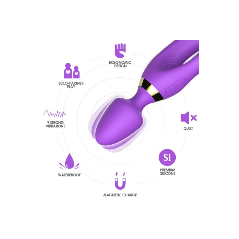 Armony - Masajeador & Vibrador Rabbit Violeta | Vybes.it