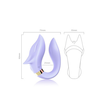 Armony - Fox Vibrator Für Paare, Fernbedienung, Lila | Vybes.it