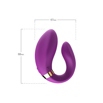 Armony - Crescent Vibrator Für Paare, Fernbedienung, Lila | Vybes.it