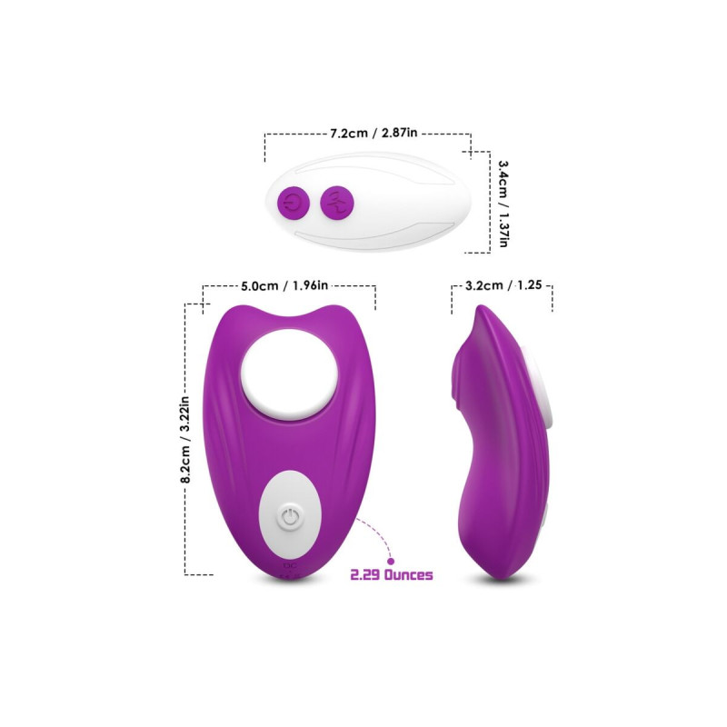 Armony - Butterfly Tragbares Höschen Vibrator Mit Fernbedienung