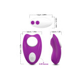 Armony - Culotte Portable Papillon Vibrateur Télécommande Violet |