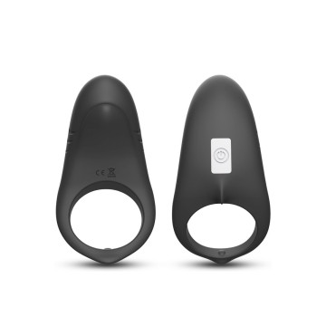 Armony - Anneau Vibrateur Shark Pour Couples Télécommande Noir |