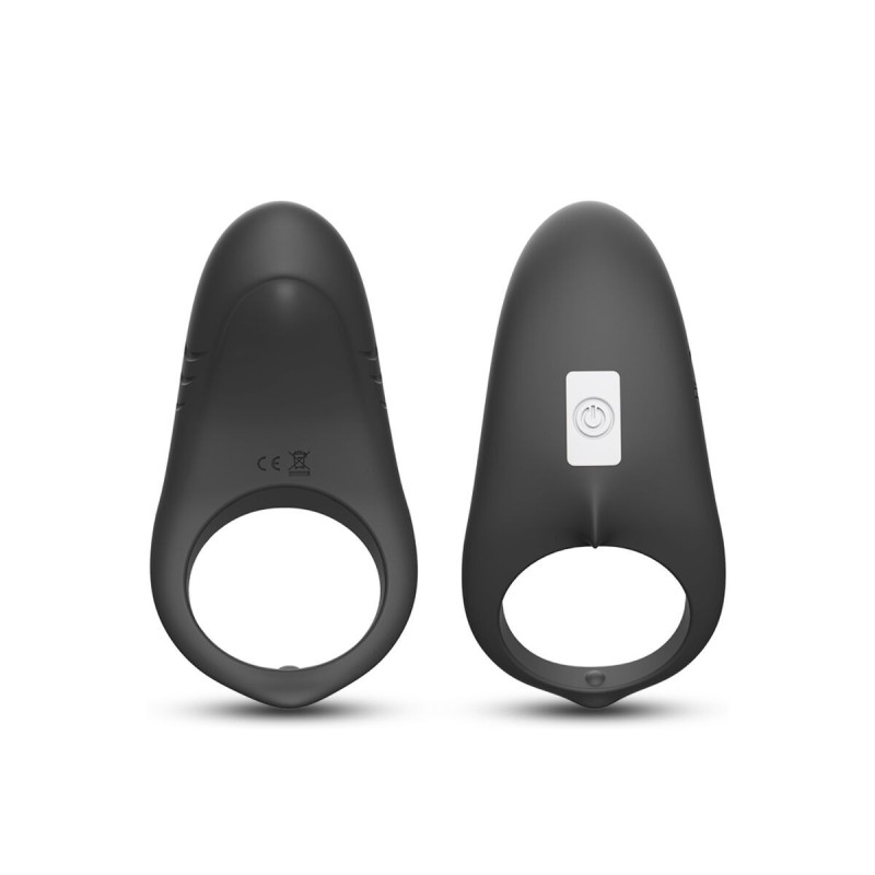 Armony - Anneau Vibrateur Shark Pour Couples Télécommande Noir |