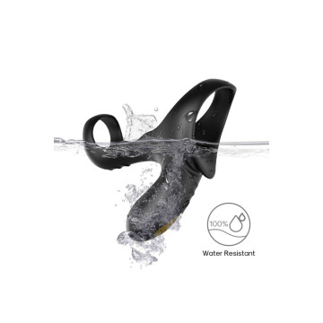 Armony - Ranger Anillo Doble Vibrador Pareja Negro | Vybes.it