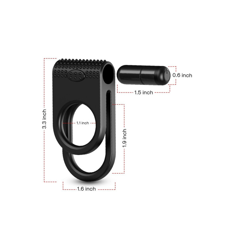ARMONY - TWINS DOUBLE VIBRATEUR POUR COUPLES NOIR - ARMONY FOR HIM -…
