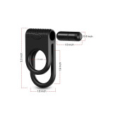 ARMONY - TWINS DOPPEL-VIBRATORRING FÜR PAARE SCHWARZ - ARMONY FOR HIM…