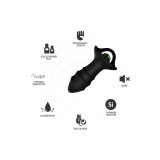Armony - Kylin Dedal Vibrador & Plug Anal Control Remoto Negro |