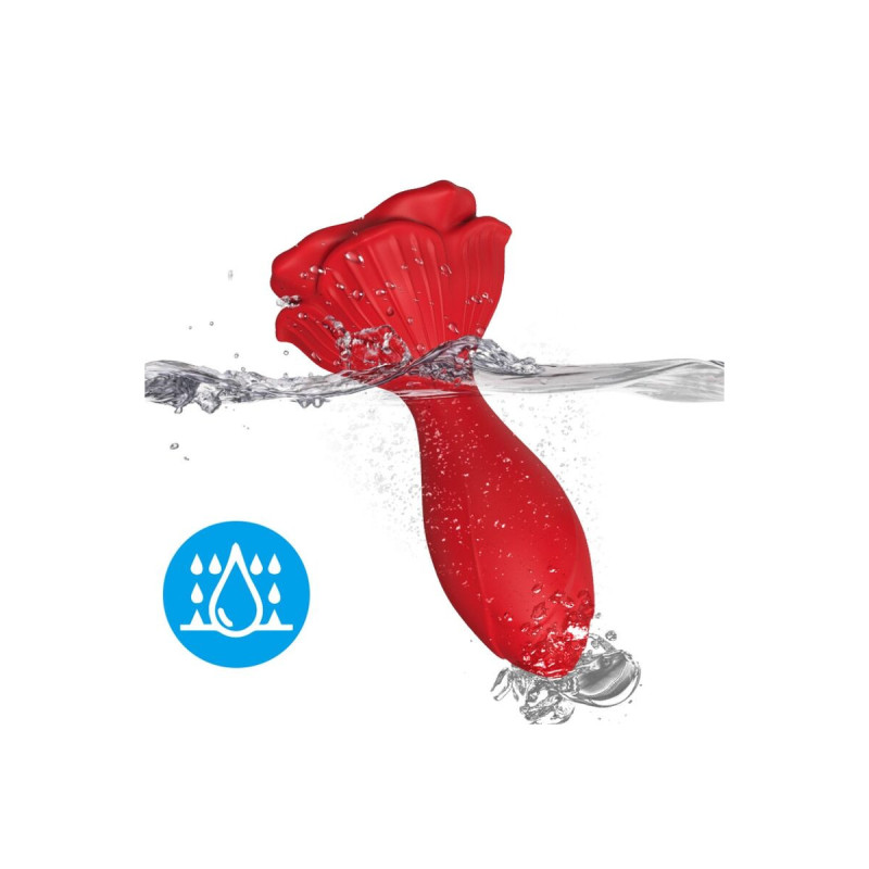 Armony - Rosa Vibrador & Plug Anal Pequeño Control Remoto Rojo |