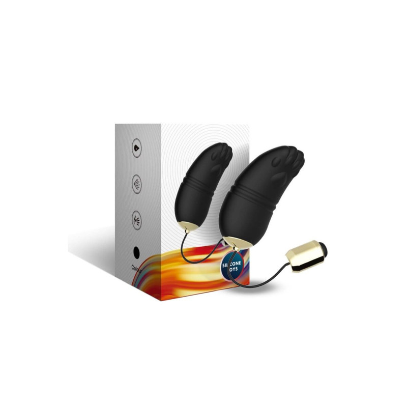 Armony - Kitty Huevo Vibrador Punto G Control Remoto Negro |