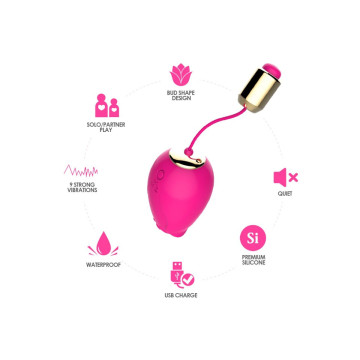 Armony - Mandala Huevo Vibrador Punto G Control Remoto Fucsia |