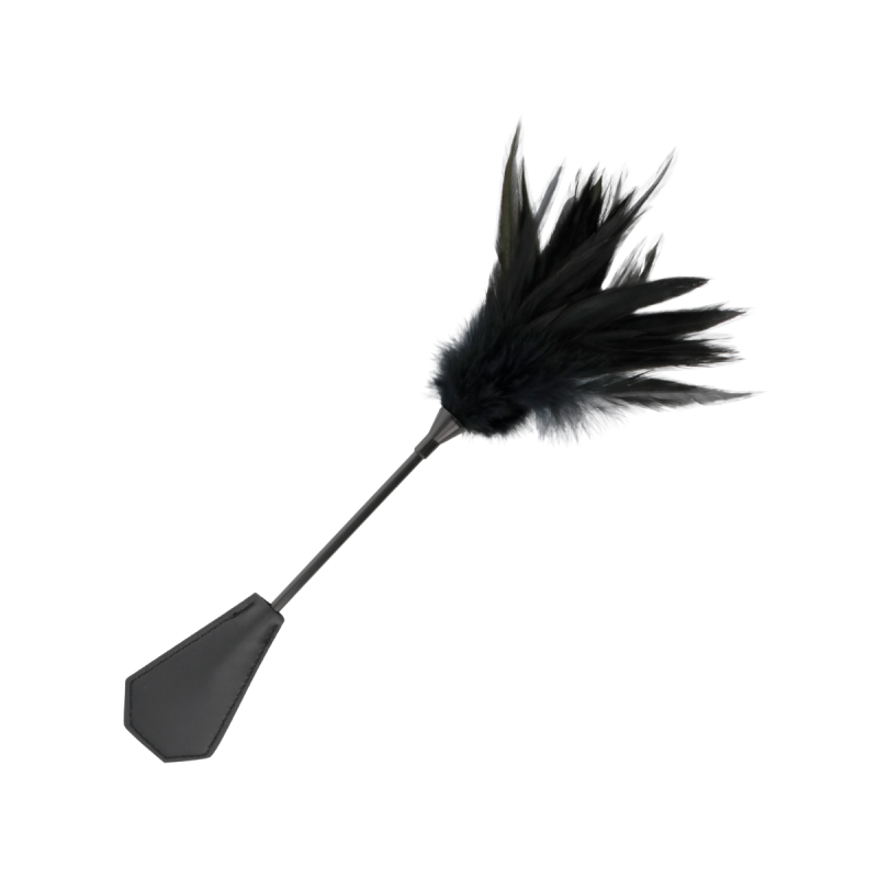 DARKNESS - FOUET À PLUMES NOIRES - DARKNESS SENSATIONS - Boas et plum…
