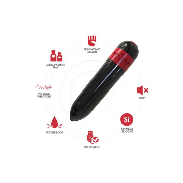 Armony - Rocket Bala Vibradora Control Remoto Negro | Vybes.it