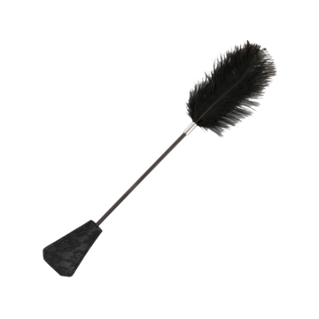 DARKNESS - FOUET PLUME DAMOUR NOIR 56 CM - DARKNESS SENSATIONS - Boas…