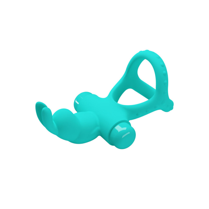Pretty Love - Figgy Anillo Vibrador Rabbit Verde | Vybes.it