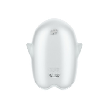 Satisfyer - Glowing Ghost Air Pulse & Vibrador Blanco | Vybes.it