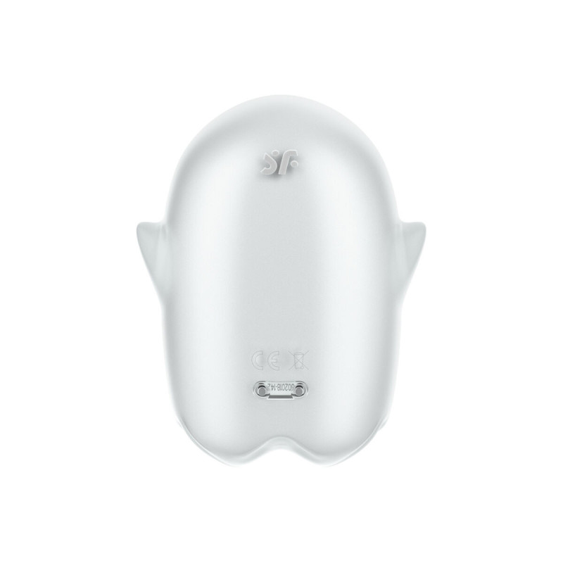 Satisfyer - Glowing Ghost Air Pulse & Vibrador Blanco | Vybes.it