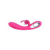 ARMONY - VIBRATEUR VICKY RABBIT AVEC LANGUE ANNEAU DE TIRAGE FUCHSIA…