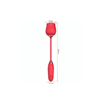 ARMONY - DELIGHT FLOWER SUCKING & THRUSTING RED - ARMONY STIMULATORS…