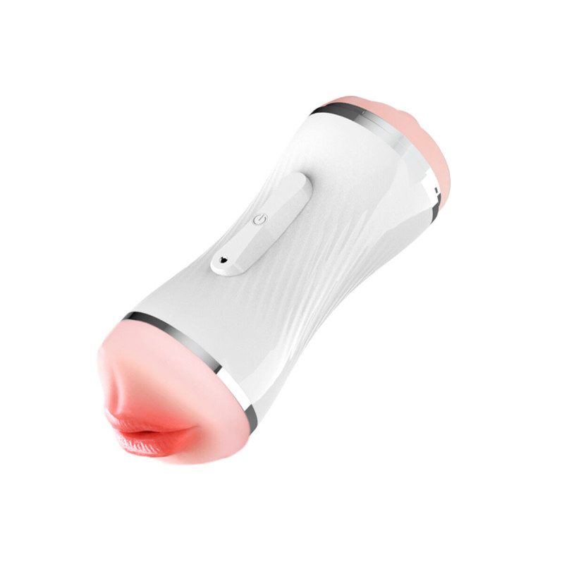 ARMONY - DOUBLE VAGINA & MOUTH VIBRATOR MASTURBATOR WHITE - ARMONY FO…