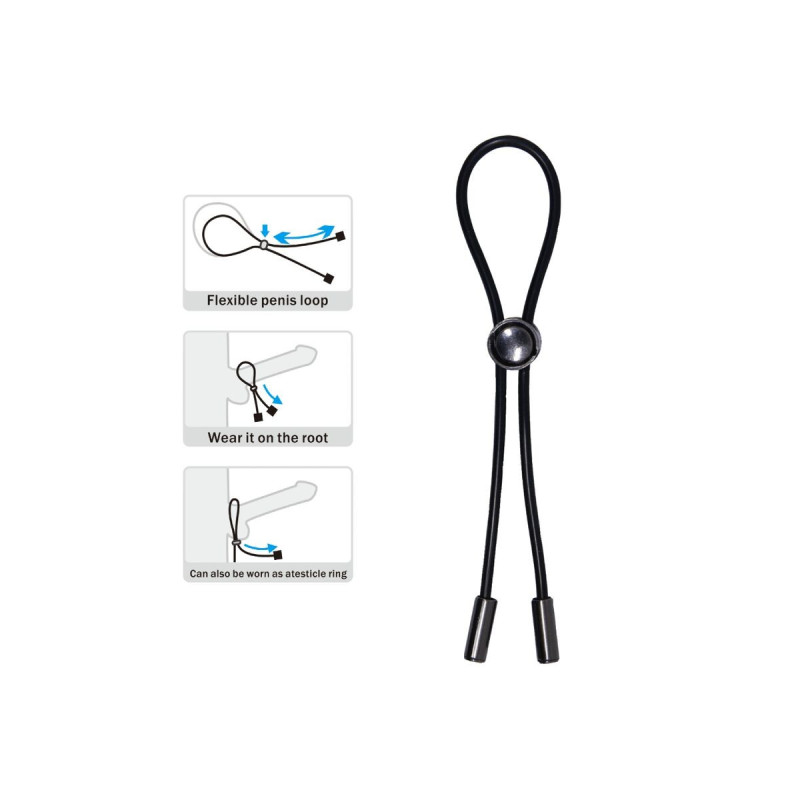 PRETTY LOVE - ANELLO PER PENE E TESTICOLI CON CORDONCINO - FOR HIM -…
