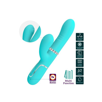 Pretty Love - Multifunktions - G - Spot - Vibrator Aqua Grün |