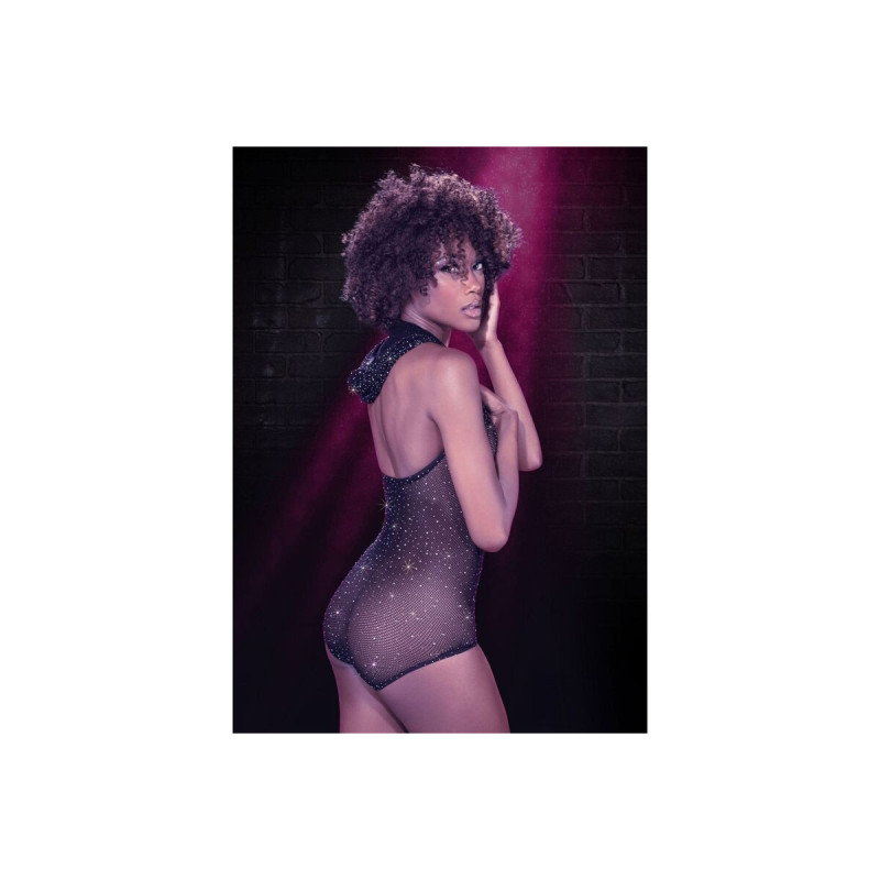 CALEXOTICS - RADIANCE TIEF V-BODY MIT KAPUZE - Bodystocking