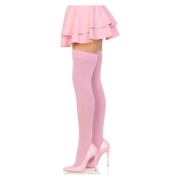 LEG AVENUE - MEDIAS NAILON ROSA