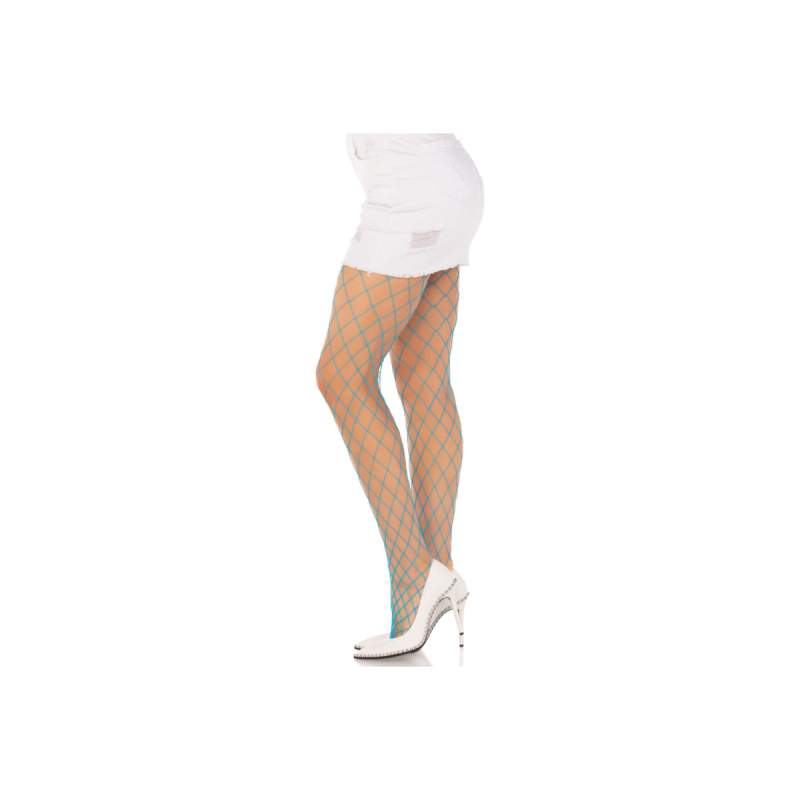 LEG AVENUE - COLLANTS RÉSILLE DIAMANT BLEU - LEG AVENUE HOSIERY - /pr…