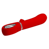 PRETTY LOVE - THOMAS VIBRADOR PUNTO G MULTIFUNCIÓN ROJO