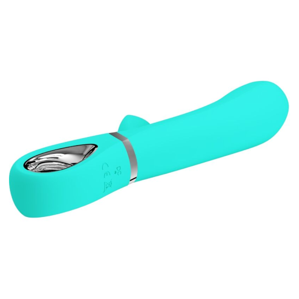 PRETTY LOVE - THOMAS VIBRADOR PUNTO G MULTIFUNCIÓN VERDE AGUA
