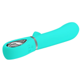 PRETTY LOVE - THOMAS VIBRADOR PUNTO G MULTIFUNCIÓN VERDE AGUA