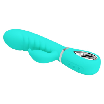 PRETTY LOVE - PRESCOTT VIBRADOR PUNTO G MULTIFUNCIÓN VERDE AGUA