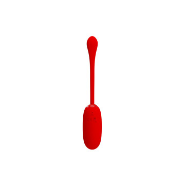 Pretty Love - Julius Huevo Vibrador Impermeble & Recargable Rojo |