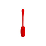 Pretty Love - Oeuf Vibrant Julius Imperméable - Rechargeable Rouge