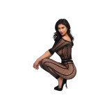 Chilirose - Cr 4647 Top & Leggins Negro S/M | Vybes.it