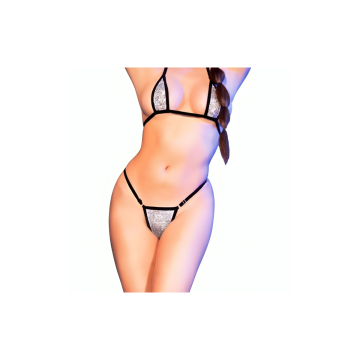 Chilirose - Cr 4660 Bikini Plateado S/M | Vybes.it