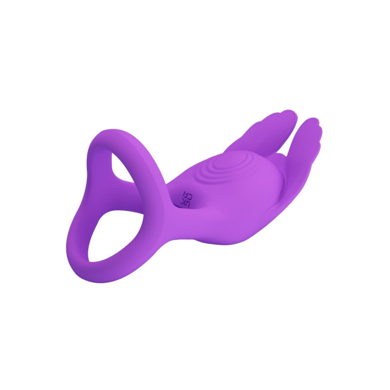 Pretty Love - Silas Anillo Vibrador 7 Vibraciones Silicona Lila |