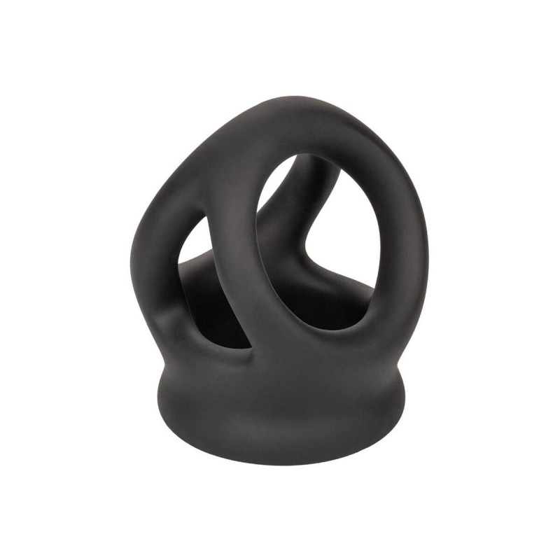 CALEXOTICS - ALPHA DUAL CAGE RING BLACK - Cockrings without vibration
