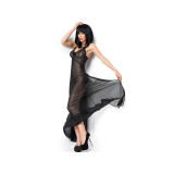 Chilirose - Cr 3883 Babydoll Largo Negro S/M | Vybes.it