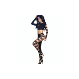Chilirose - Cr 3654 Top & Leggins Negro S/M | Vybes.it