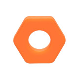 CALEXOTICS - ALPHA ANELLO PROLONG SEXAGON ARANCIONE - Cockring senza…