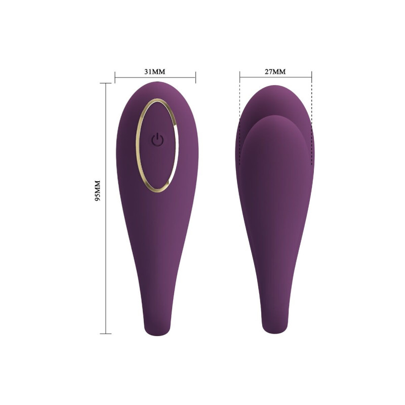 Pretty Love - August Remote Global Doppelt Vergnügen Vibrator |