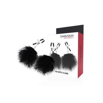 Darkness - Pinces À Tétons Pom - Pom 2 | Vybes.it