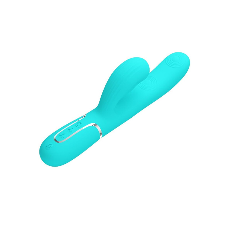 Pretty Love - Perlita Vibrador Punto G 3 En 1 Multifunción Verde