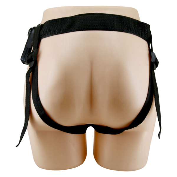 PRETTY LOVE - STARKS HARNESS BRIEFS VIBRACIÓN MULTI-VELOCIDAD DILDO 17,5 CM MULATO